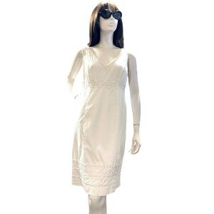 Boden Women’s Seville White Size 6P Dress NWOT